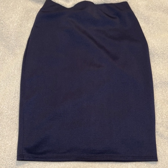 Twinth Navy Blue Pencil Skirt Size Small - Picture 5 of 12